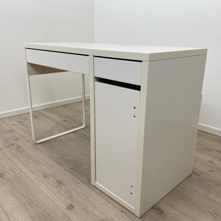 IKEA Micke skrivebord i hvit Secundo
